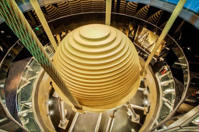 The Wind Damper inside of Taipei 101