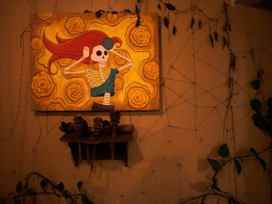 Cetli wall art Tulum, Mexico 