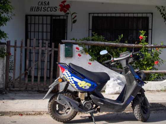 Tulum, Mexico scooter