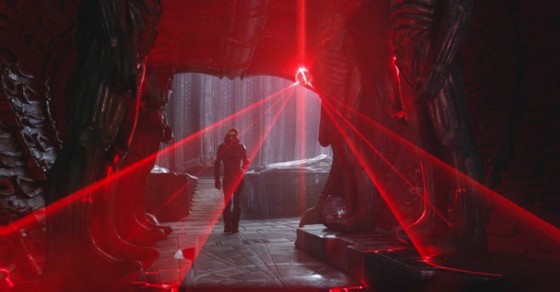 Vision of the Future? A drone from the movie Prometheus autonomously images a cave