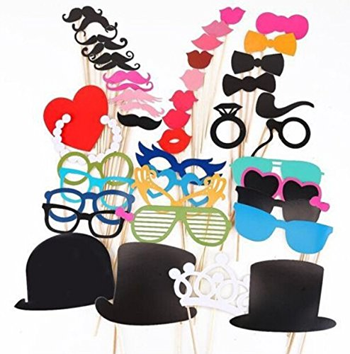 Photo booth cutouts