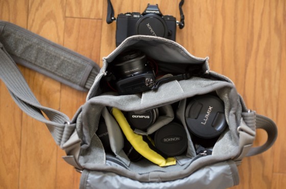 7 lenses, 2 cameras in one tiny bag