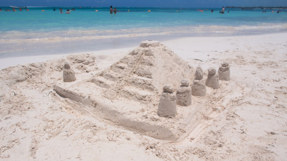Chichen Itza Sand Castle