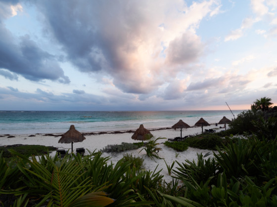 Rokinon 7.5mm Fisheye - Mexico Beach  Sunset - corrected